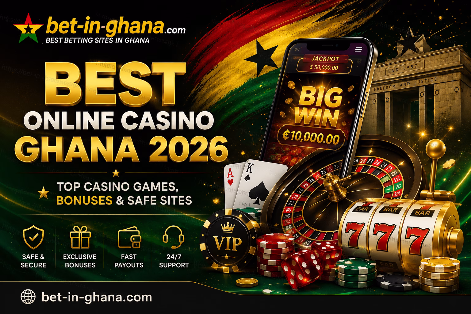 Best Online Casino Ghana 2026 Top Casino Games, Bonuses & Safe Sites