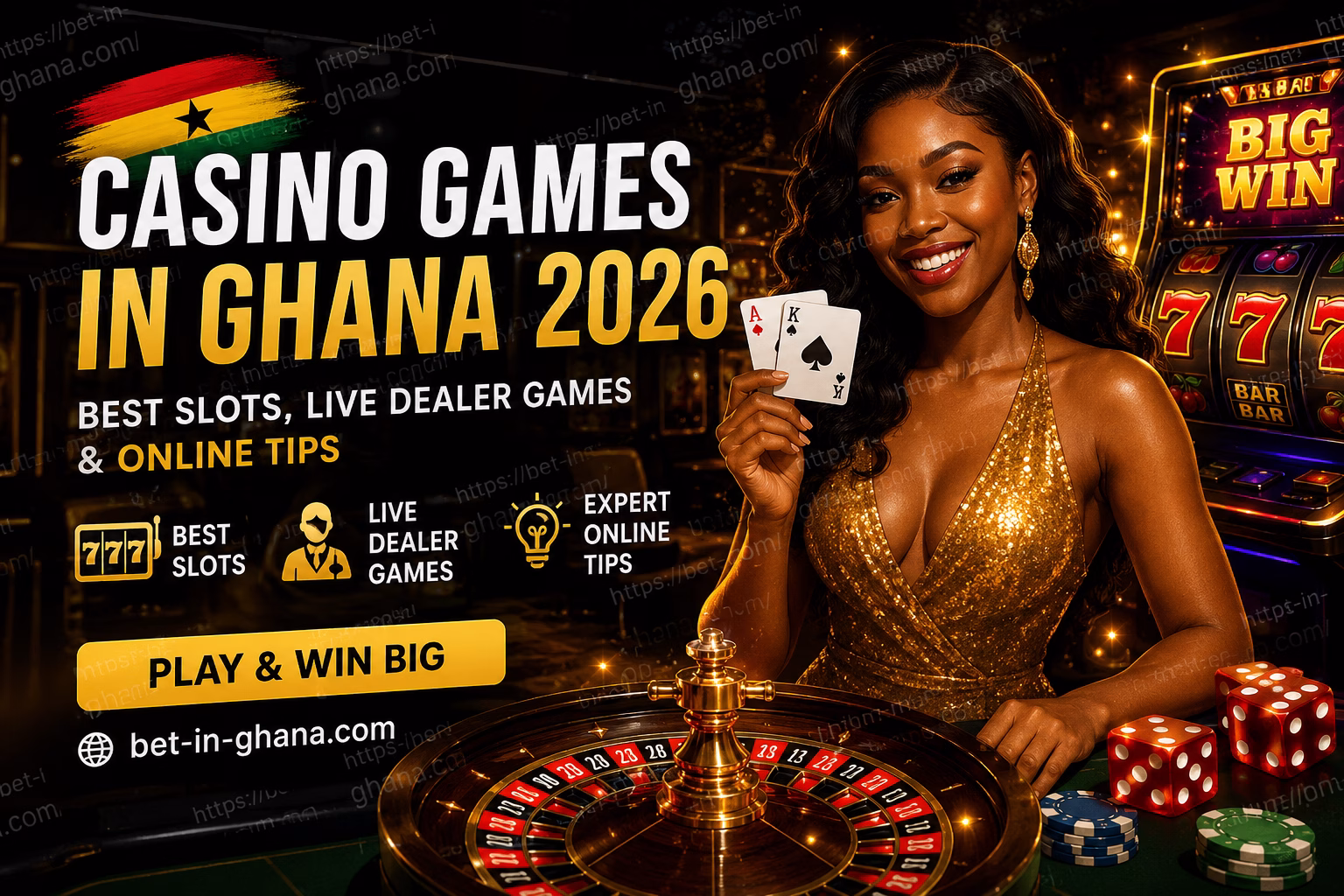 Casino Games in Ghana 2026 Best Slots, Live Dealer Games & Online Tips
