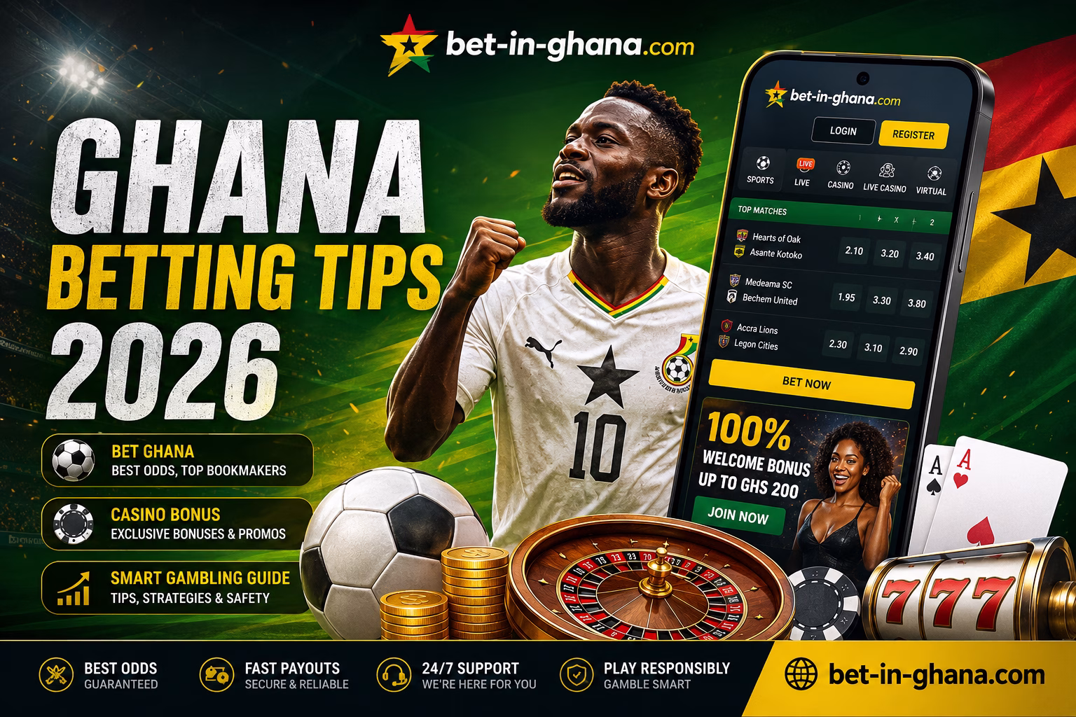 Ghana Betting Tips 2026 Bet Ghana, Casino Bonus & Smart Gambling Guide